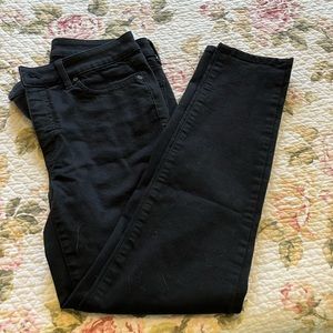 Excellent used condition Talbots Flawless Slim Ankle Black Jeans size 6